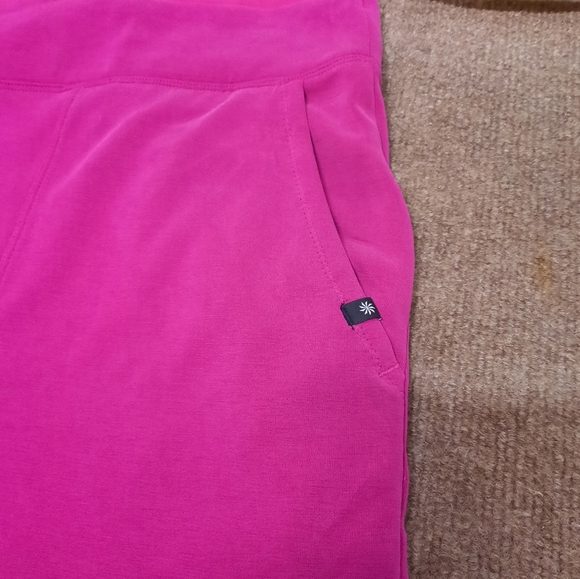 ATHLETA Alicia Keys (3X) Wide Leg Pant Fuscia - Picture 3 of 9